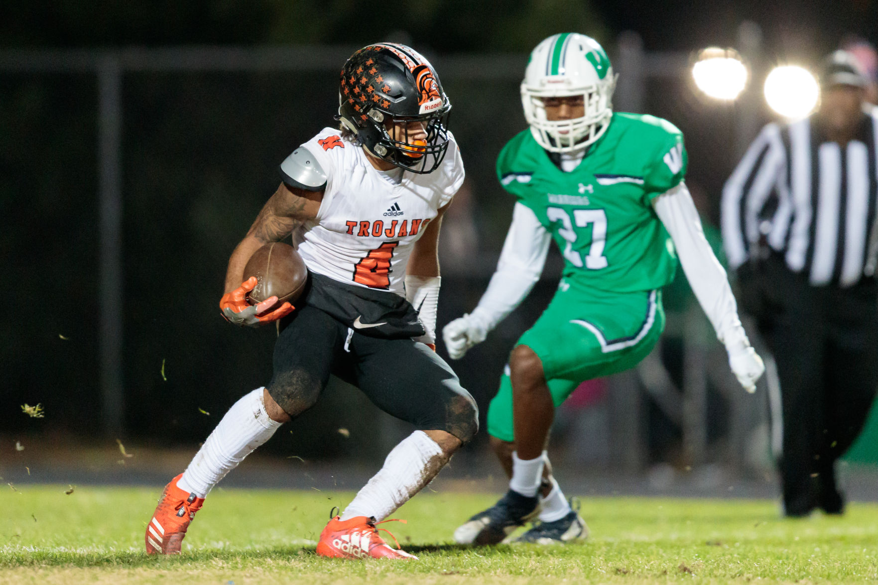 The Northwest Cabarrus Trojans fall to the Weddington Warriors in the third round of the 3AA State playoffs.